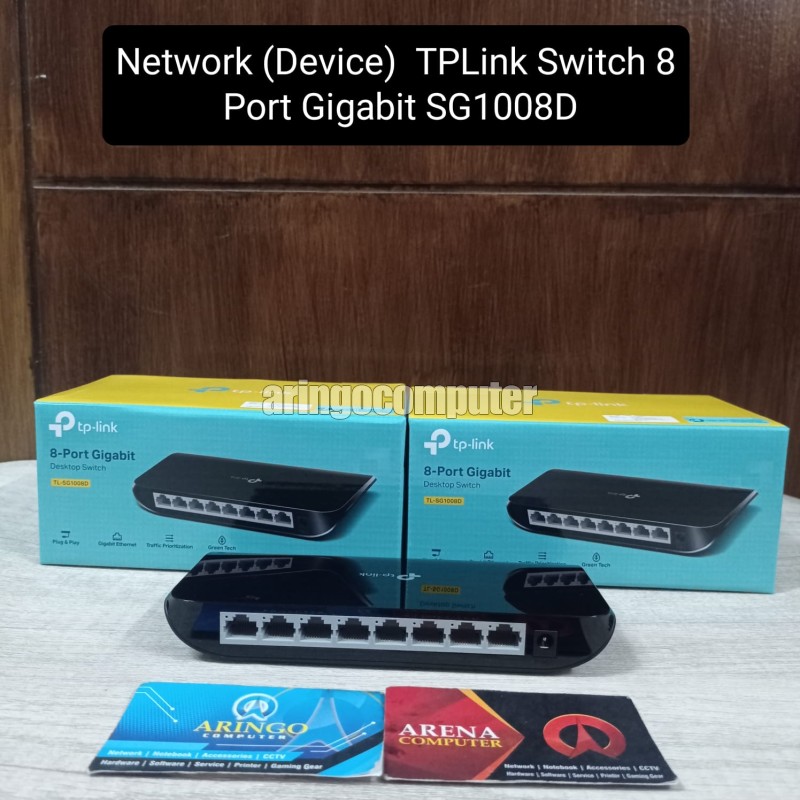 Network (Device) TPLink Switch 8 Port Gigabit SG1008D