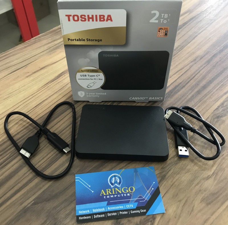 External 2TB Canvio Basic USB 3.1 TYPE C