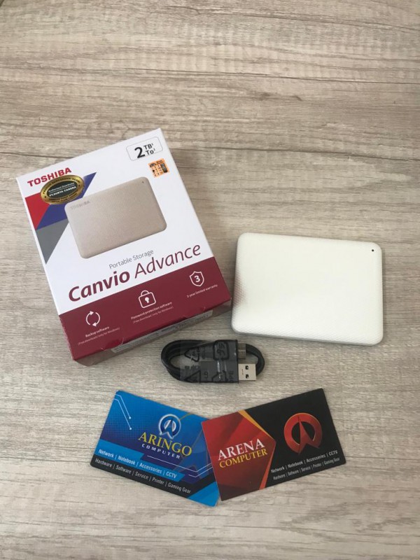External 1TB Canvio Advance V10 WHITE