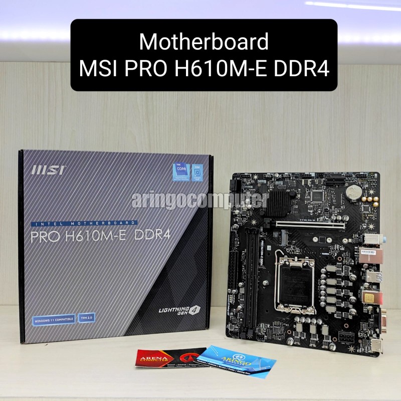 Msi pro h610m e ddr4