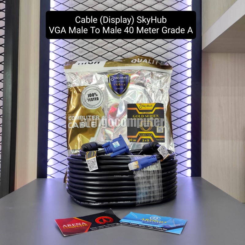 Cable (Display) SkyHub VGA Male TO Male 40 Meter Grade A