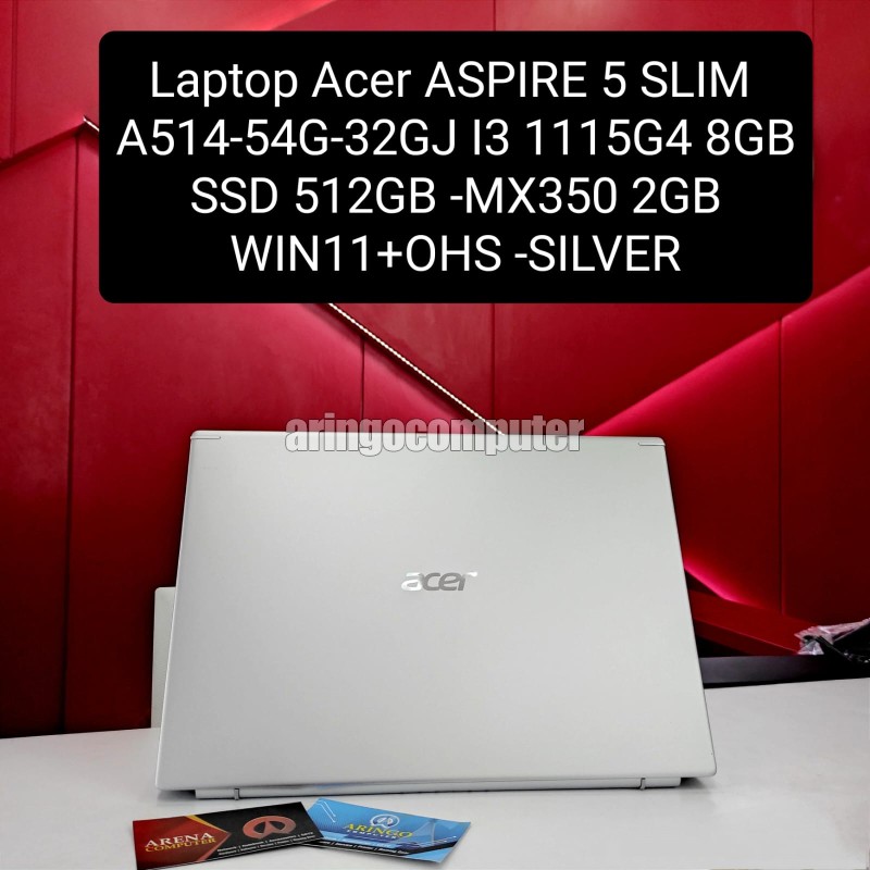 ARINGO - Laptop Acer ASPIRE 5 SLIM A514-54G-32GJ I3 1115G4 8GB -SSD ...