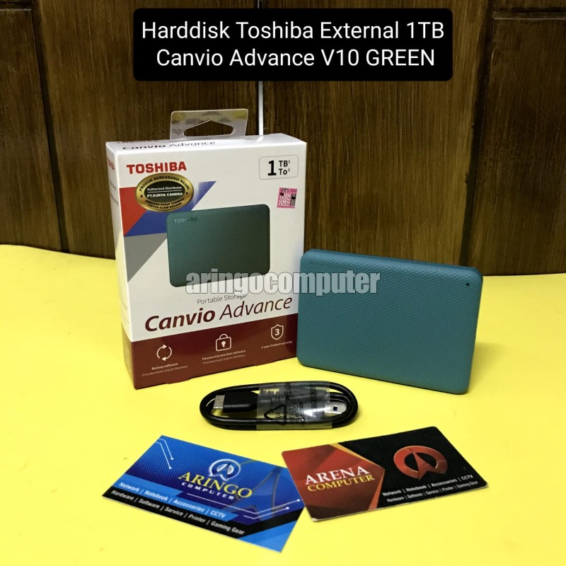 External 1TB Canvio Advance V10 GREEN