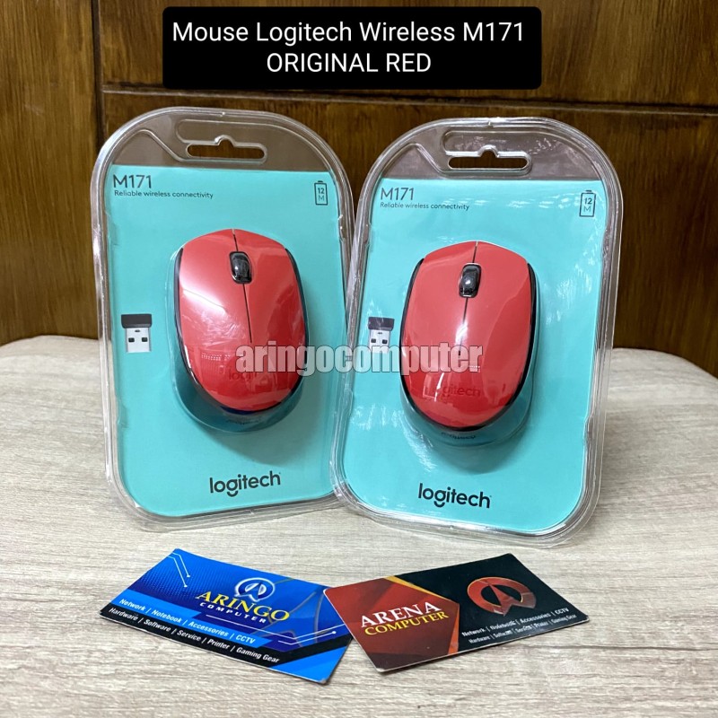 Mouse Logitech M171 Wireless ORIGINAL RED