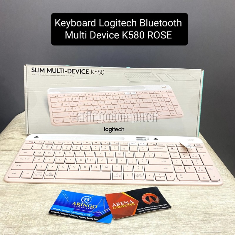 Keyboard Logitech K580 Bluetooth Multi Device ROSE