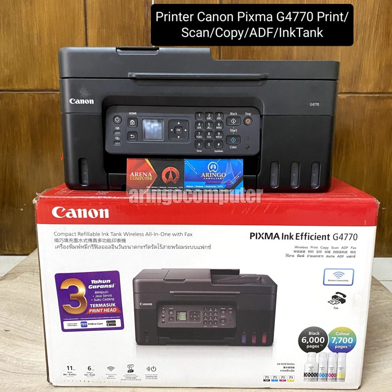 Printer Canon Pixma G4770 Print/Scan/Copy/WiFi/ADF/InkTank