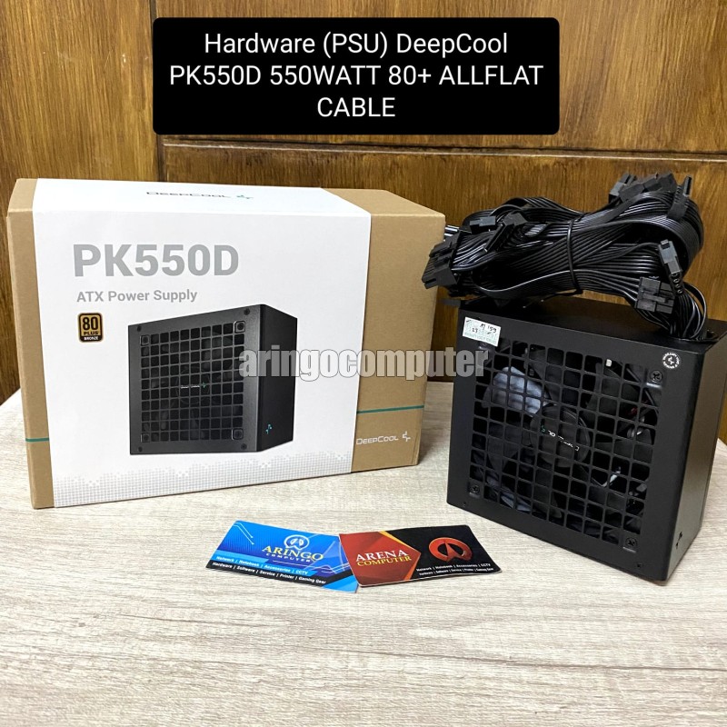Hardware (PSU) DeepCool PK550D 550WATT 80+ ALLFLAT CABLE