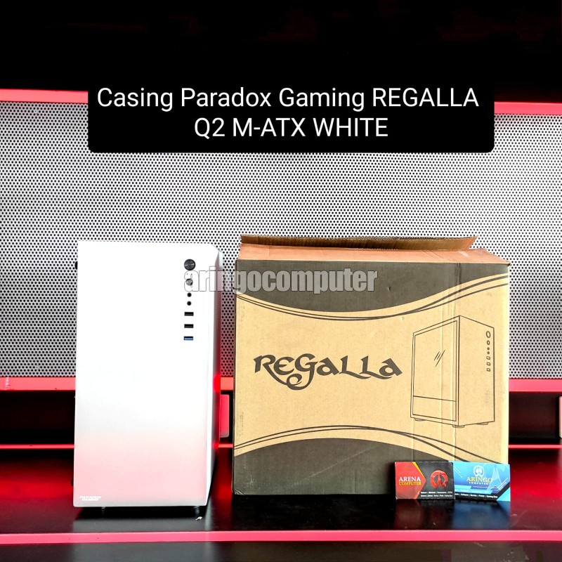 Casing Paradox Gaming REGALLA Q2 M-ATX WHITE 