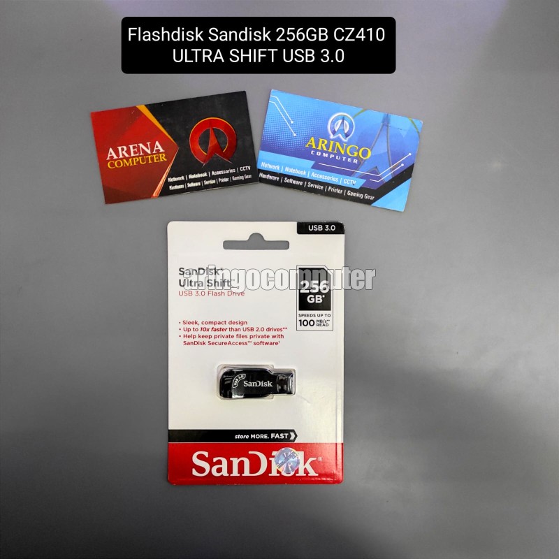 Flashdisk Sandisk 256GB CZ410 ULTRA SHIFT USB 3.0