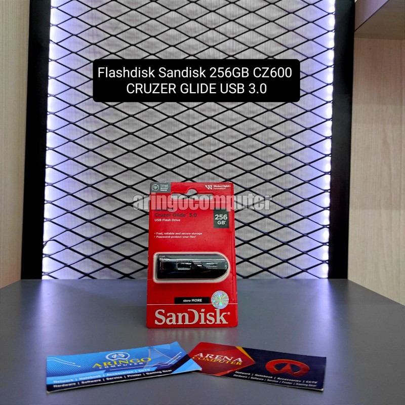 Flashdisk Sandisk 256GB CZ600 CRUZER GLIDE USB 3.0