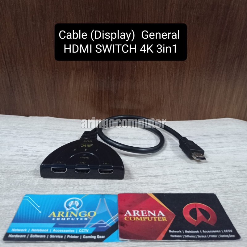 Cable (Display) General HDMI SWITCH 4K 3in1