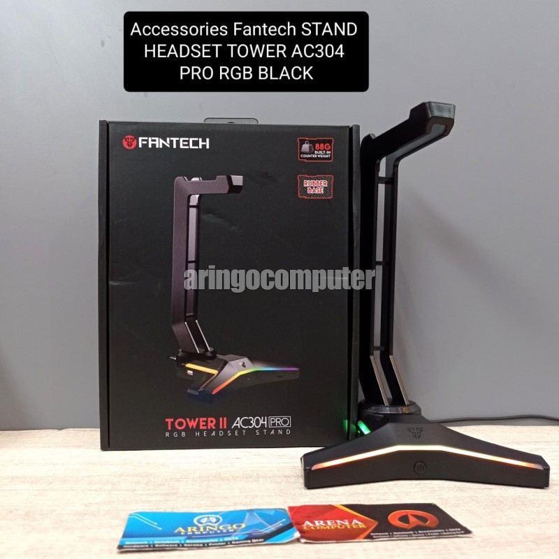 Accessories Fantech STAND HEADSET TOWER AC304 PRO RGB BLACK