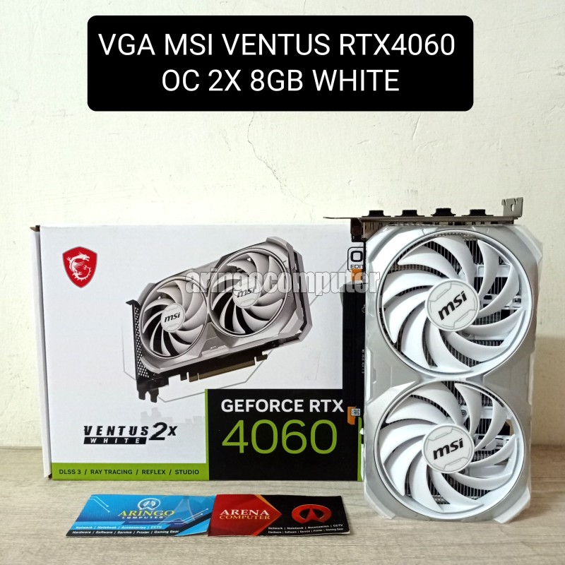 VGA MSI VENTUS RTX4060 OC 2X 8GB WHITE