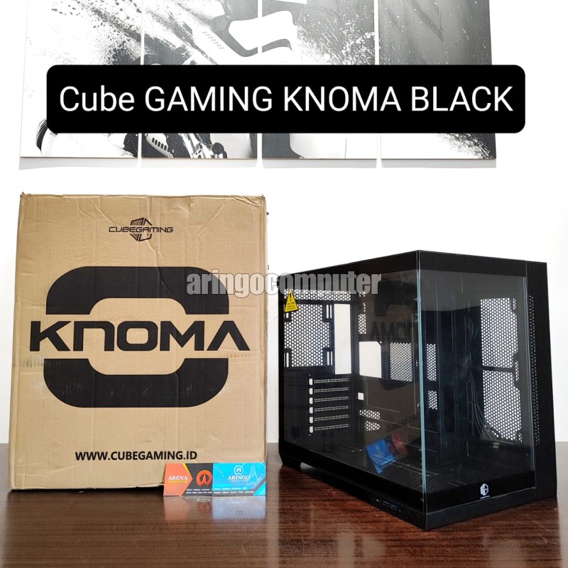 Casing Cube GAMING KNOMA BLACK