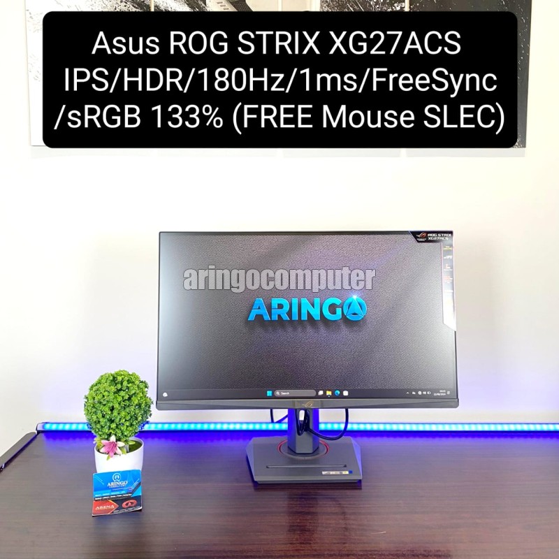 Monitor Asus ROG STRIX XG27ACS IPS/HDR/180Hz/1ms/FreeSync/sRGB 133%