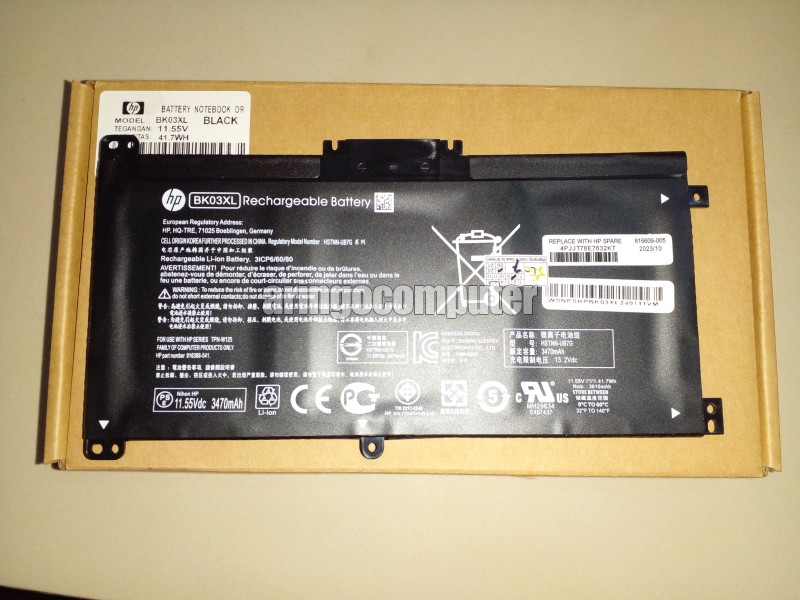 NBPart (Baterai) HP  PAVILION 14-BA BK03XL ORI