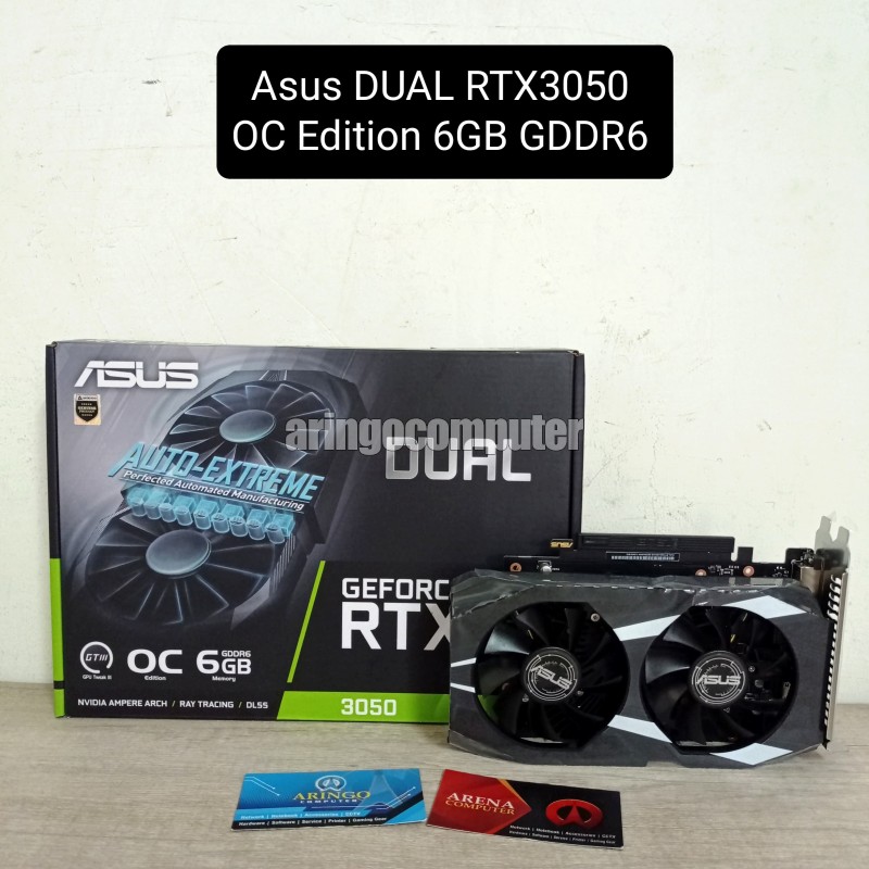 VGA Asus DUAL RTX3050 OC Edition 6GB GDDR6