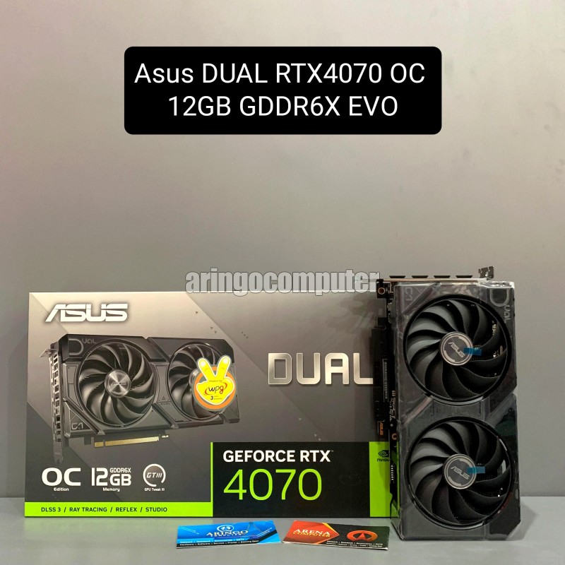 VGA Asus DUAL RTX4070 OC 12GB GDDR6X EVO