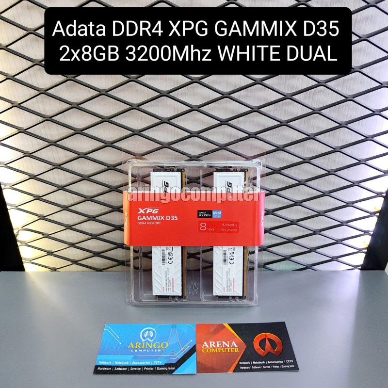 Memory (RAM) Adata DDR4 XPG GAMMIX D35 2x8GB 3200Mhz WHITE DUAL