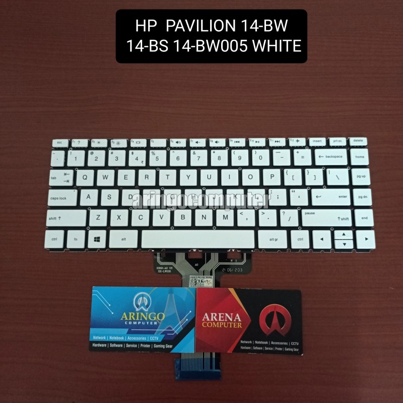 NBPart (Keyboard) HP  PAVILION 14-BW 14-BS 14-BW005 WHITE