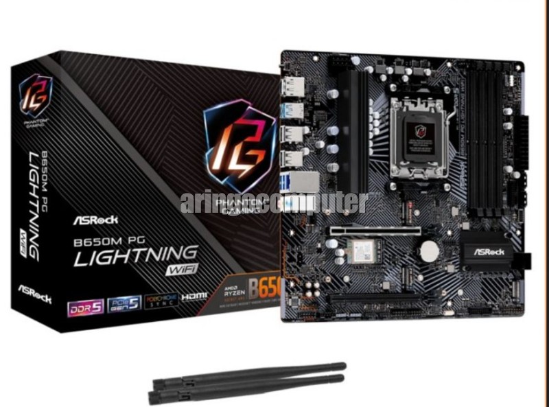 Motherboard AsRock (AM5) B650M PG LIGHTNING WiFi DDR5