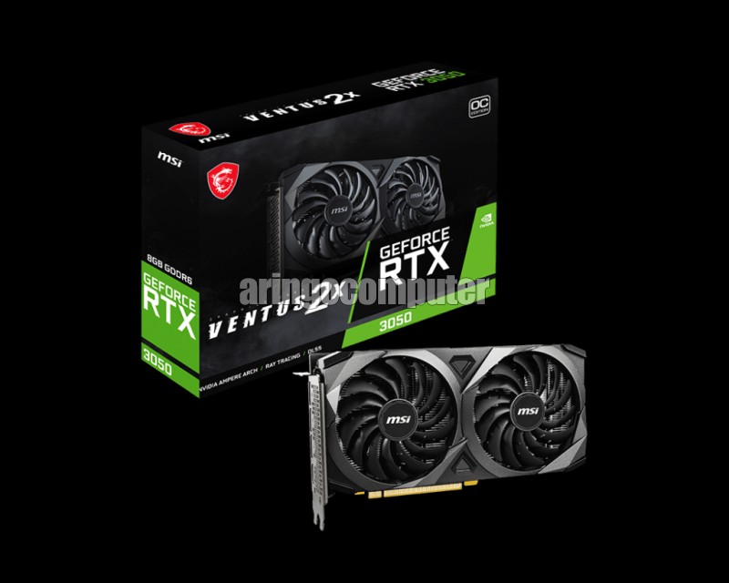 VGA MSI VENTUS RTX3050 2X 6GB OC DDR6