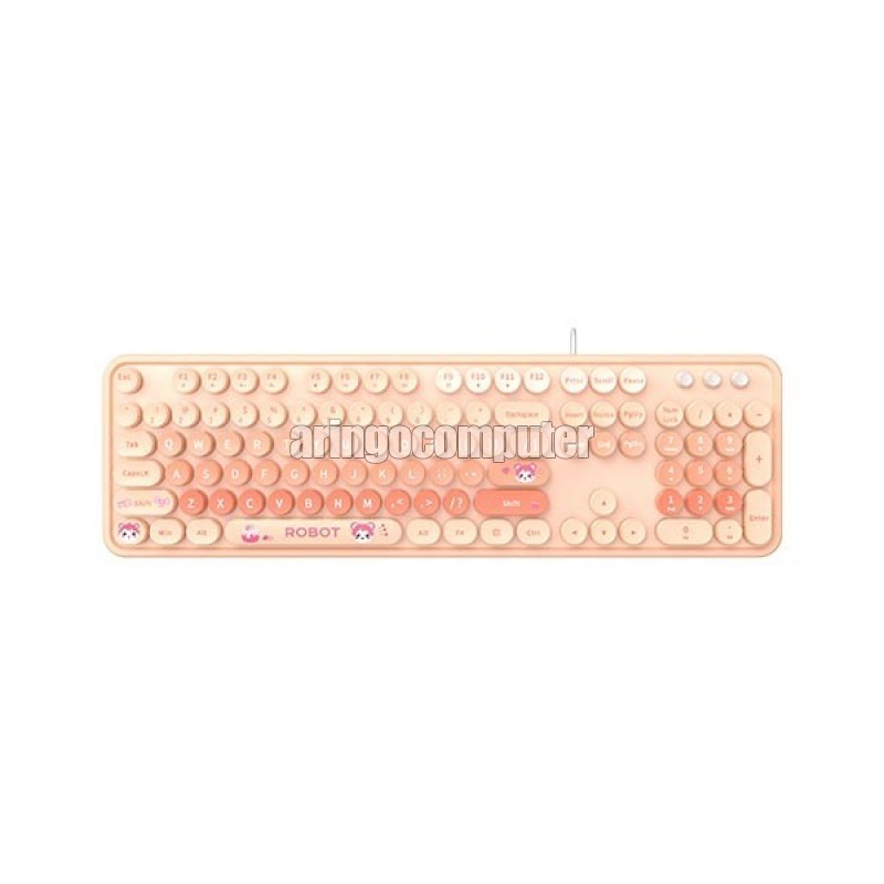 Keyboard ROBOT RK30 Wireless - PINK