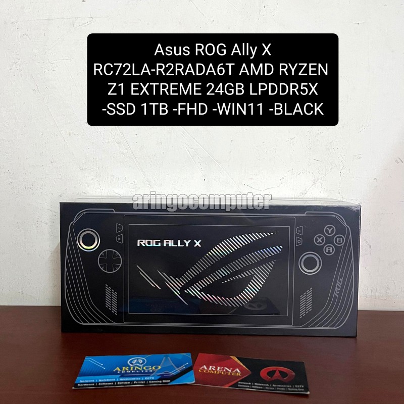 Acc (GamePad) Asus ROG Ally X RC72LA-R2RADA6T AMD RYZEN Z1 EXTREME 24GB LPDDR5X -SSD 1TB -FHD -WIN11 -BLACK