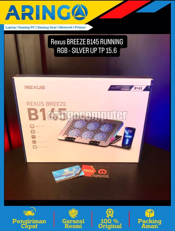 BREEZE B145 RUNNING RGB - SILVER UP TP 15.6inch