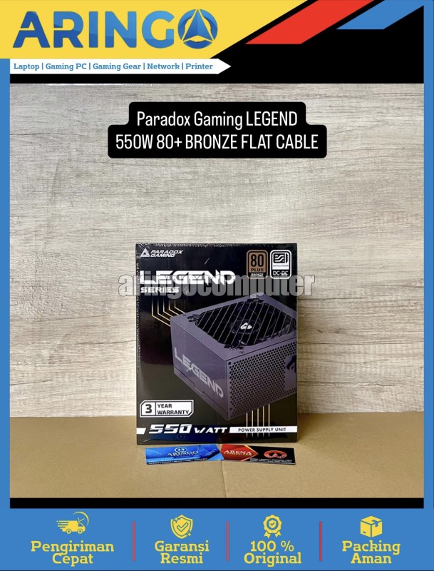 LEGEND 550W 80+ BRONZE FLAT CABLE