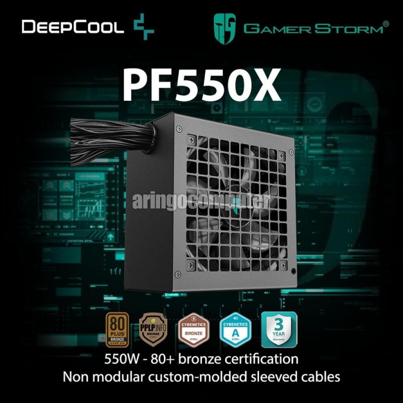 GAMERSTORM PF550X 550W 80+ BRONZE MOLDED SLEEVECABLE