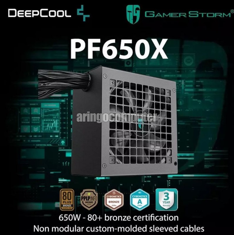 GAMERSTORM PF650X 650W 80+ BRONZE MOLDED SLEEVECABLE