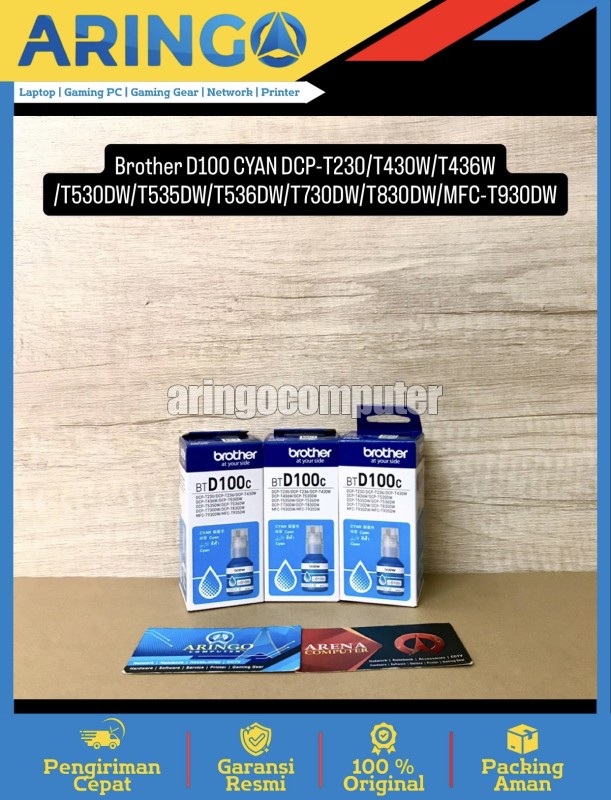 D100 CYAN DCP-T230/T430W/T436W/T530DW/T535DW/T536DW/T730DW/T830DW/MFC-T930DW