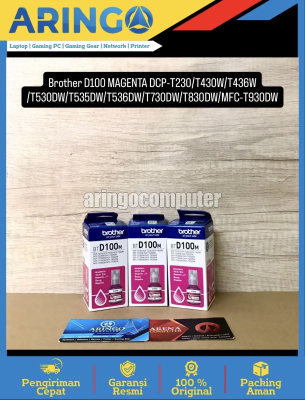 D100 MAGENTA DCP-T230/T430W/T436W/T530DW/T535DW/T536DW/T730DW/T830DW/MFC-T930DW