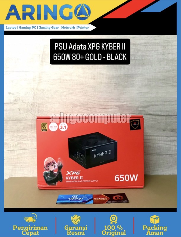 XPG KYBER II 650W 80+ GOLD - BLACK
