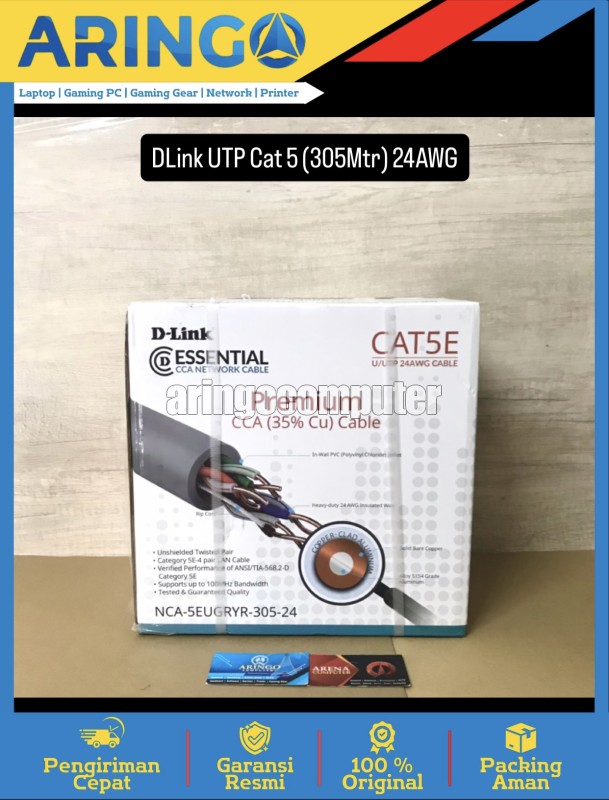UTP Cat 5 (305Mtr) 24AWG