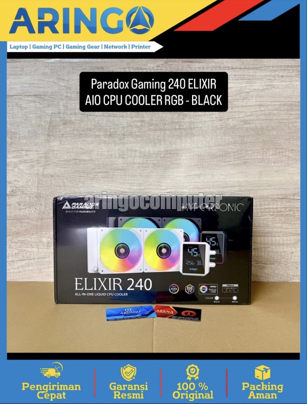 240 ELIXIR AIO CPU COOLER RGB - BLACK
