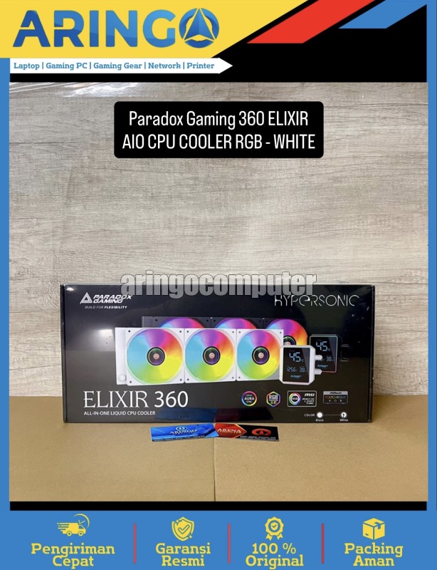 360 ELIXIR AIO CPU COOLER RGB - WHITE