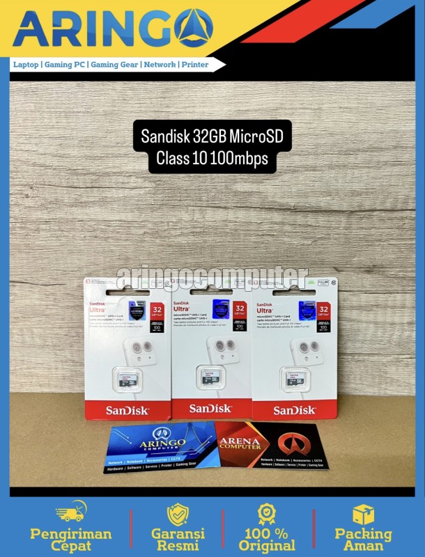 32GB MicroSD Class 10 100mbps