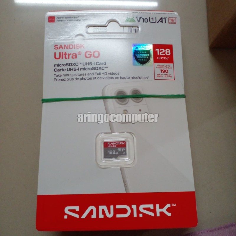 128GB MICROSD ULTRA GO 190Mbps