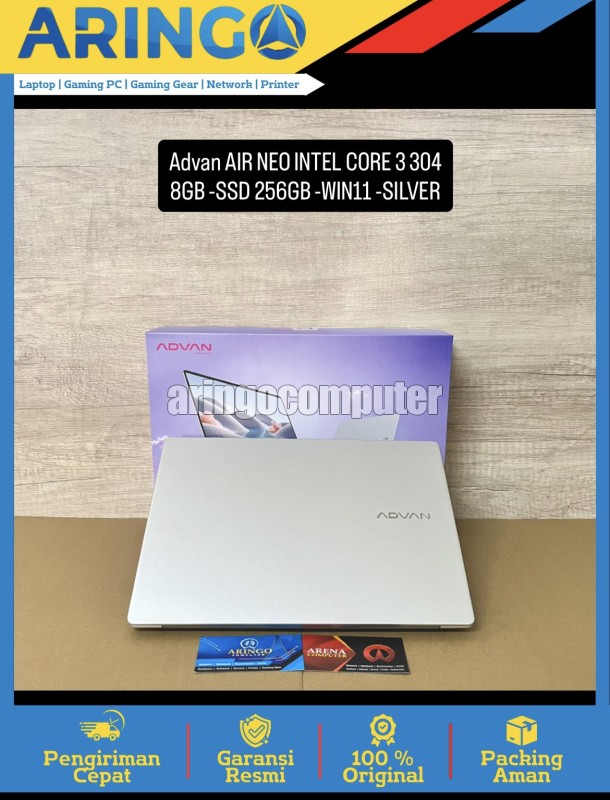 AIR NEO INTEL CORE 3 304 8GB -SSD 256GB -WIN11 -SILVER